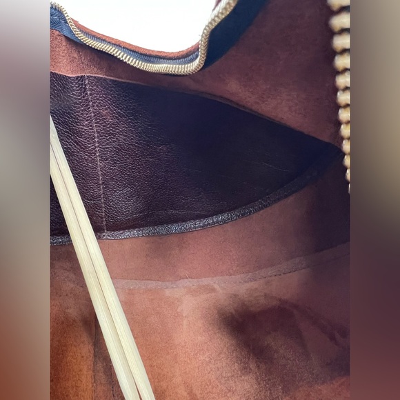 Portland Leather Goods Large Nora Shoulder Bag - Coldbrew Pebbled Leather - Picture 9 of 12